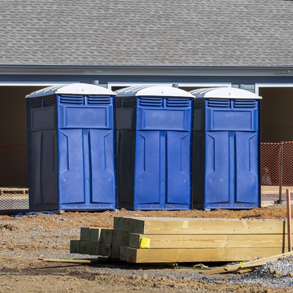 how often are the portable toilets cleaned and serviced during a rental period in Hampton VA